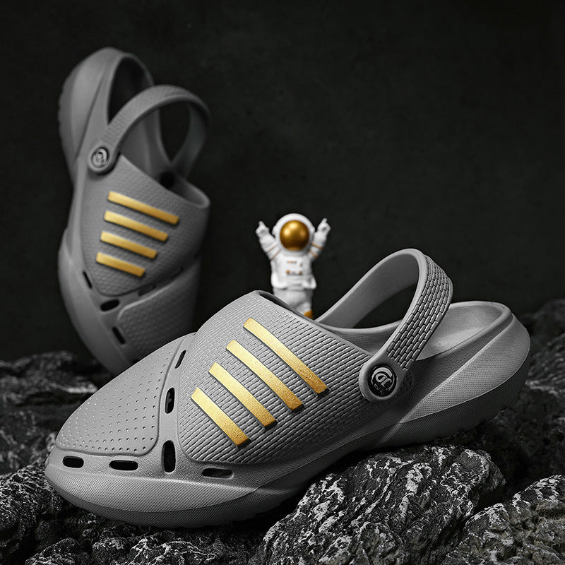 Men's Thick-soled Non-slip Beach Shoes For Summer (Available)