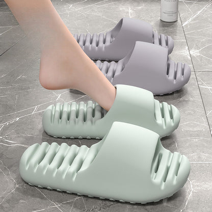 Quick-drying Bathroom Women's Wear-resistant Mute Slippers   (Available)