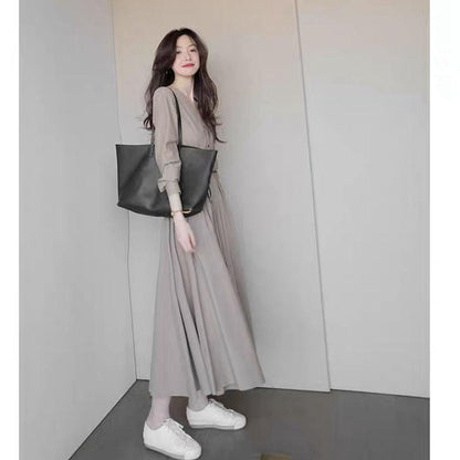 Women's Fashion Vintage Niche Shirt Dresses