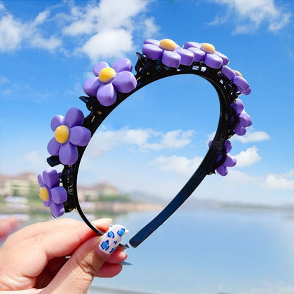 Girls' Clip Hair Accessories Crushed Hair Headband