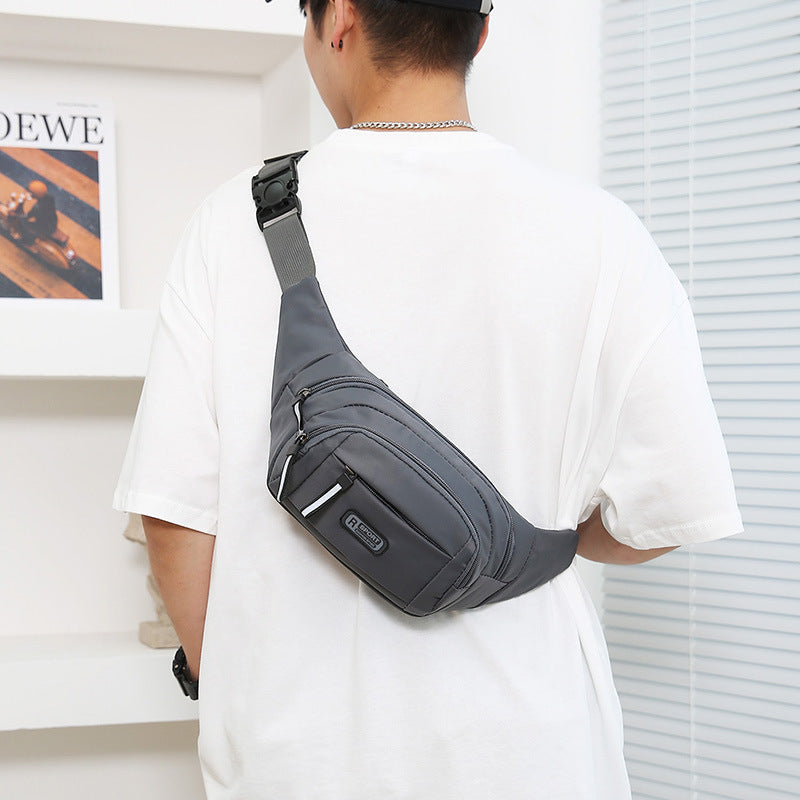 Men's Multifunctional Waist Bag Wear-resistant Waterproof Crossbody Bags  (Available)