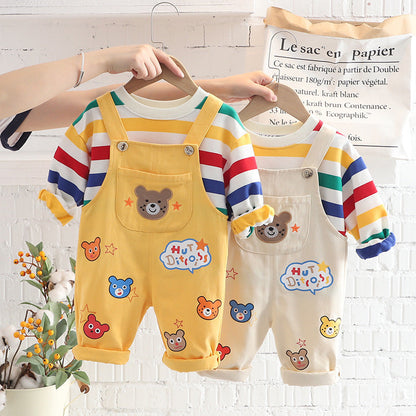Boys' Top Overalls Suit (Available)