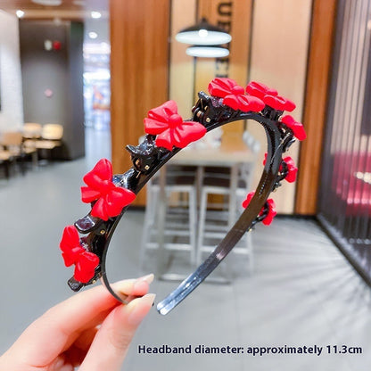 Girls' Clip Hair Accessories Crushed Hair Headband