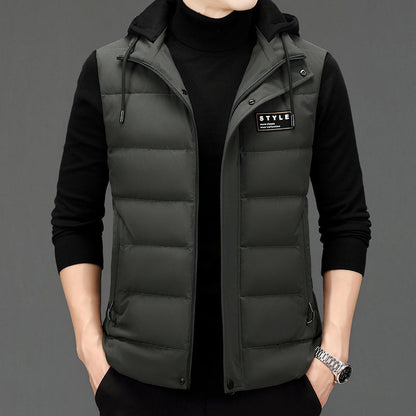 Men's Fashion Vest Versatile Down Jacket (Available)