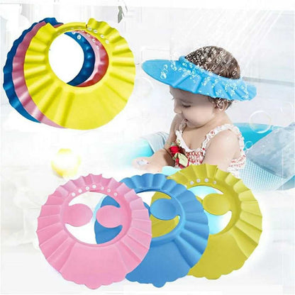 Adjustable children's shampoo cap baby shampoo cap baby bath cap waterproof cap children's shampoo cap (Available)