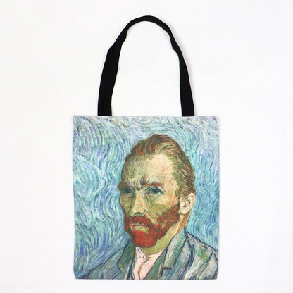 Van Gogh The Starry Night Oil Painting Tote Bag Women's Canvas Bag  (Available)