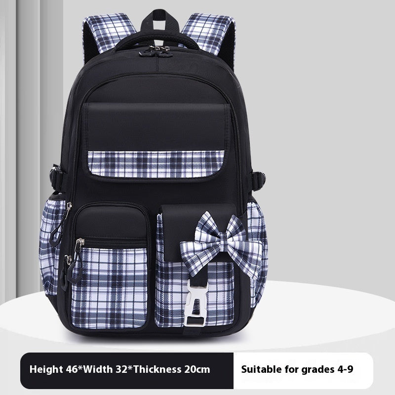 Children's Backpack Lightweight Spine-protective Burden Reduction Large Capacity