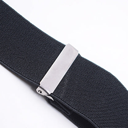 Unisex 4 Clip Straps 5CM Plus Loose Tight Suspenders Strap Clip (Available)