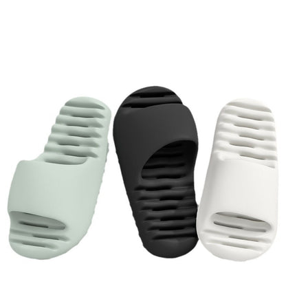 Quick-drying Bathroom Women's Wear-resistant Mute Slippers   (Available)