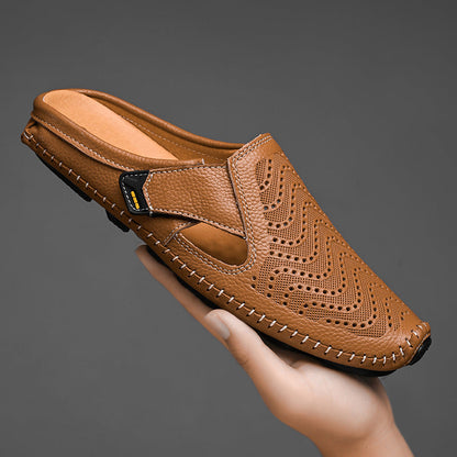 Fashion Men's Closed Toe Casual Breathable Sandals (Available)