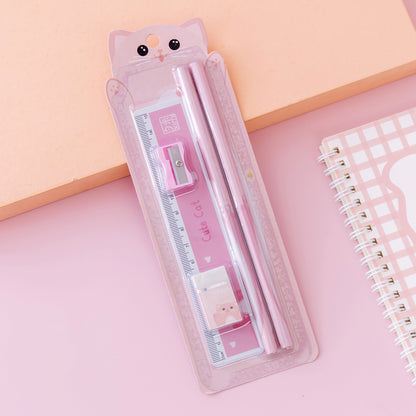 Girl School Supplies Set Gift Box Gift Bag Primary School Pupil Pencil Stationery