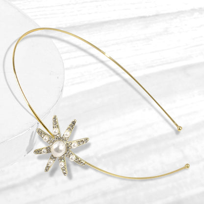 Bow Hair Band Fine Crystal Glass Accessories