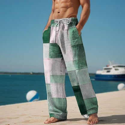 Men's Autumn New Printed Versatile Casual Pants  (Available)