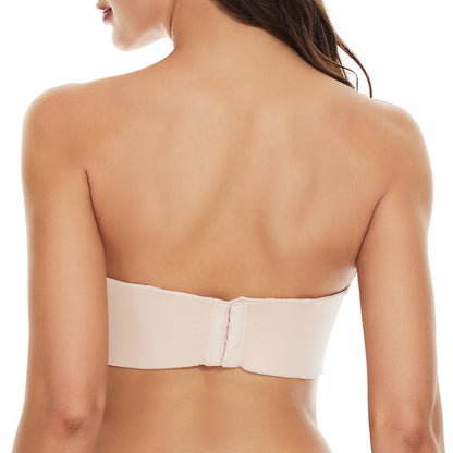 Underwear Seamless Invisible Bra Removable Push Up Thin With Steel Ring