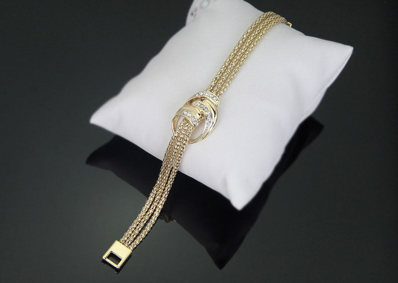 Fashion Necklace Bracelet Earrings Ring Jewelry Set  (Available)