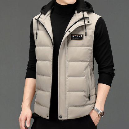 Men's Fashion Vest Versatile Down Jacket (Available)