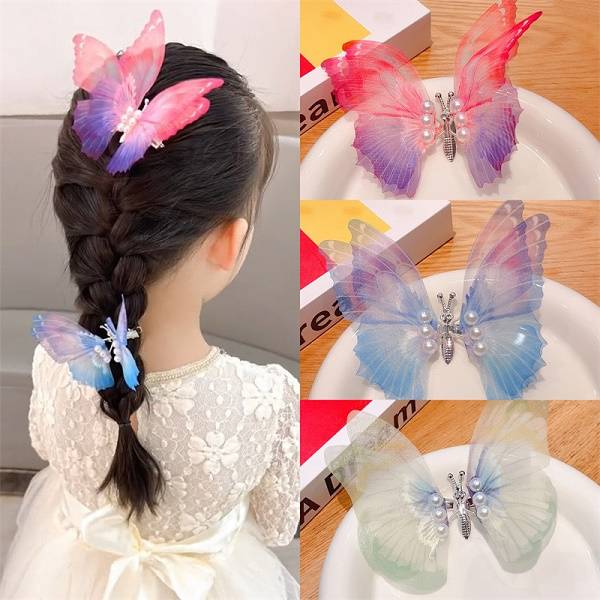 Children's Butterfly Push Hair clip!!   (Available)