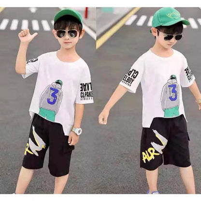 Pakaian Kanak-kanak Lelaki Musim Panas Set Gaya Korea (Available)