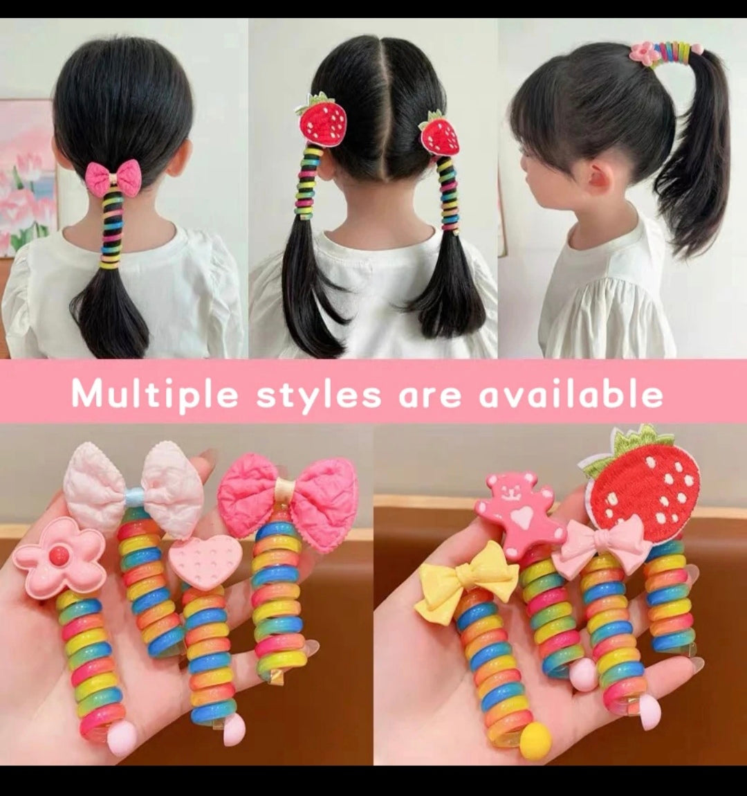 Children's Ponytail Hair Accessories  (Available)